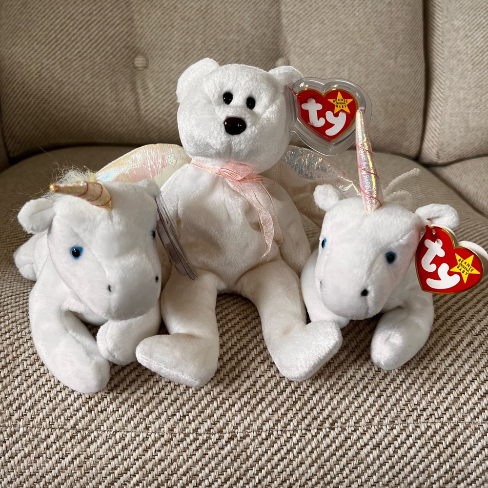 Vintage Mystical Beanie Babies - Lot of 3